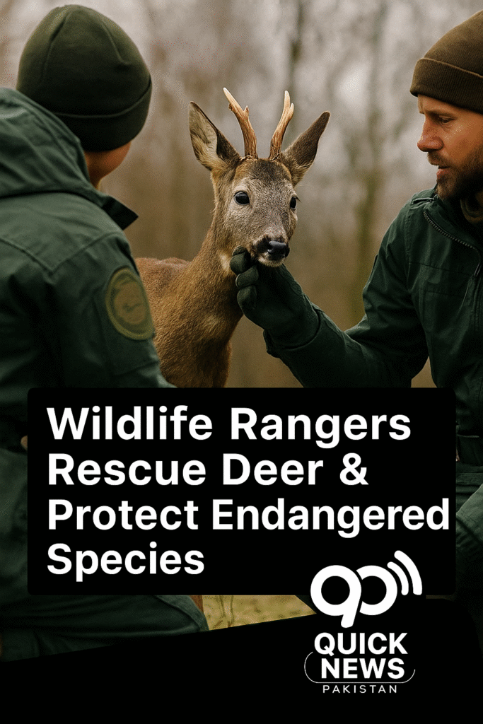 Punjab Wildlife Rangers heroically rescue deer and endangered species from devastating floods across Sialkot, Narowal, and Shakargarh. The Punjab government pledges emergency wildlife protection measures as floods destroy homes, crops, and habitats.