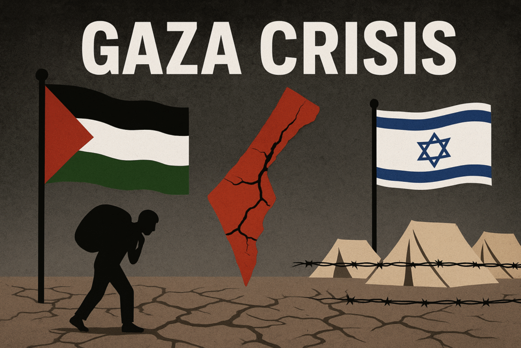 gaza crisis division and displacement