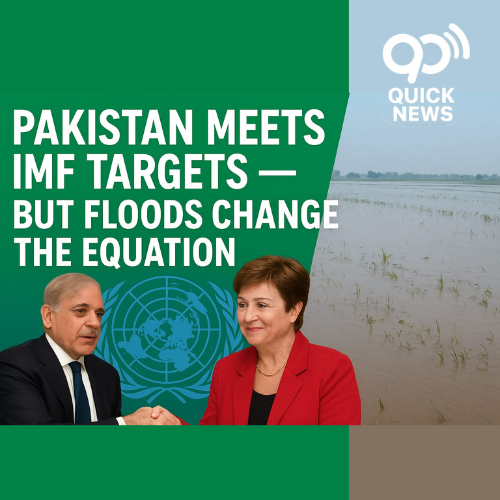 Prime Minister Shehbaz Sharif meets IMF Managing Director Kristalina Georgieva at the UN General Assembly 2025, discussing Pakistan’s steady IMF progress and urging consideration of flood damages impacting the economy.