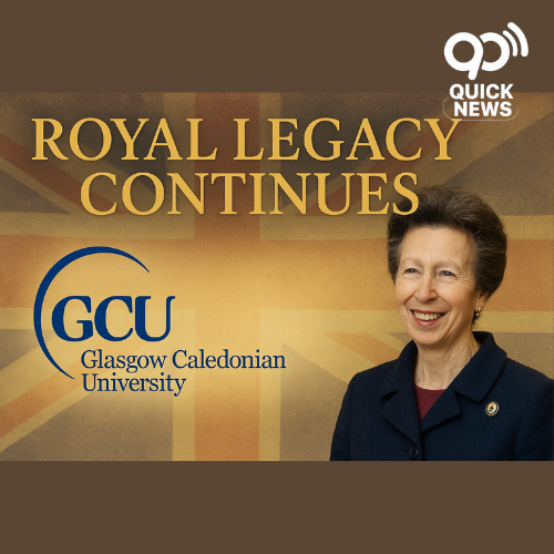 “Princess Anne becomes patron of Glasgow Caledonian University, continuing Queen Elizabeth II’s royal legacy in education — 150 years of excellence celebrated in Scotland.”