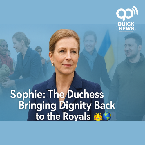 Sophie, Duchess of Edinburgh, helping women and children refugees, representing compassion and strength amid Royal Family tensions.